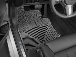 BMW X5 Floor Mats - Rubber - Front - WeatherTech - All-Weather - Black - `14-`15