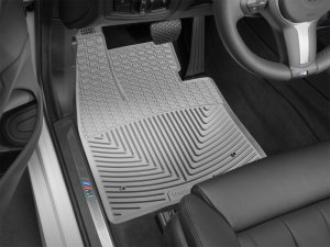 BMW X5 Floor Mats - Front - WeatherTech - All-Weather Rubber - Grey - `14-`15