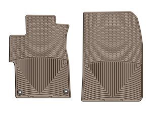 Honda Civic Floor Mats - Rubber - Front - WeatherTech - Tan - `12-`15