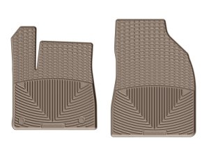 Toyota Highlander Rubber Mats - Front - WeatherTech - All-Weather - Tan - `14-`19
