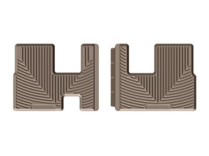 Toyota Highlander Floor Mats - Rear - WeatherTech - Rubber - Tan - `14-`19