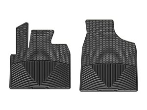 Dodge Grand Caravan Floor Mats - Front - WeatherTech - Rubber - Black - `11-`16