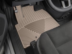 Chrysler Town & Country Floor Mats - Front - WeatherTech - Rubber - Tan - `11-`16