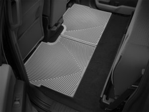 Ford F-150 Rubber Mats - Rear - WeatherTech - All-Weather - Grey - `15-`20