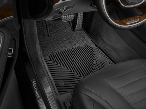 Mercedes-Benz S-Class Floor Mats - Front - WeatherTech - Rubber - Black - `14-`27