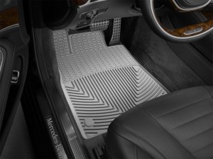 Mercedes-Benz S-Class Floor Mats - Front - WeatherTech - Rubber - Grey - `14-`27