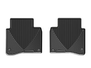 Mercedes-Benz S-Class Floor Mats - Rear - WeatherTech - Rubber - Black - `14-`15