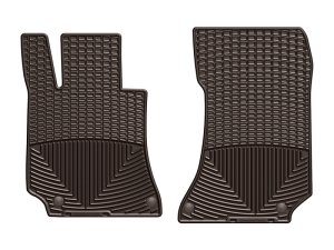 Mercedes-Benz CLS-Class Front Rubber Floor Mats - WeatherTech - All-Weather - Cocoa - `15-`27 Mercedes-Benz CLS-Class Front Rubber Floor Mats - WeatherTech - All-Weather - Cocoa - `15-`27
