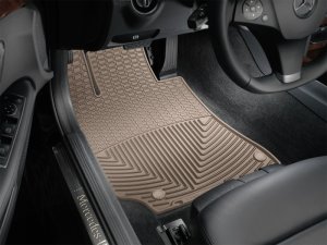 Mercedes-Benz CLS-Class Floor Mats - Front - WeatherTech - All Weather Rubber - Tan - `15-`18