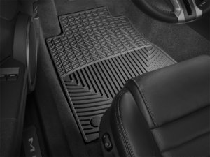 Ford Mustang Rubber Mats - Front - WeatherTech - Black - `10-`12