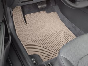 Hyundai Elantra Floor Mats - Front - WeatherTech - All-Weather Rubber - Tan - `17-`27