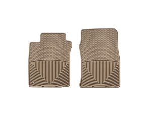 Hyundai Accent Floor Mats - Front - WeatherTech - All-Weather - Tan - `00-`05