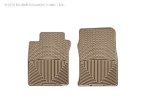 Hyundai Accent Floor Mats - Front - WeatherTech - All-Weather - Tan - `00-`05