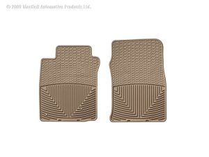 Hyundai Accent Floor Mats - Front - WeatherTech - All-Weather - Tan - `00-`05