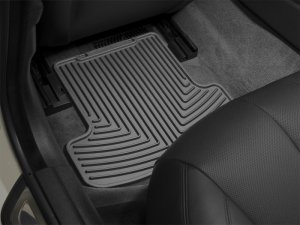 Mercedes-Benz C-Class Floor Mats - Rubber - Rear - WeatherTech - All-Weather - Black - `17-`27