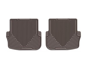 Mercedes-Benz C-Class Floor Mats - Rear - WeatherTech - All-Weather - Cocoa - `17-`27