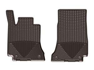 Mercedes-Benz C-Class Sedan Floor Mats - Front - WeatherTech - Rubber - Cocoa - `15-`27