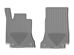 Mercedes-Benz C-Class Floor Mats - Front - WeatherTech - All-Weather - Grey - `15-`27