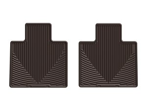Nissan Titan XD Floor Mats - Rear - WeatherTech - Rubber - Cocoa - `16-`27 Nissan Titan XD Floor Mats - Rear - WeatherTech - Rubber - Cocoa - `16-`27