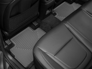 Hyundai Tucson Hybrid Floor Mats - Rear - WeatherTech - All-Weather - Grey - `22-`24