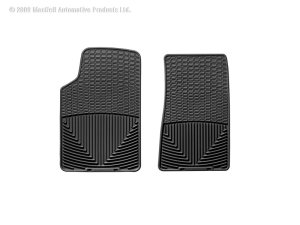 Cadillac CTS Rubber Floor Mats - Front - WeatherTech - All-Weather - Black - `03-`10