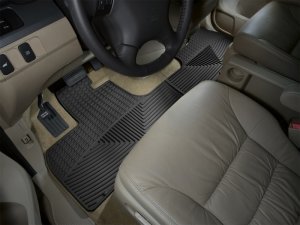 Honda Odyssey Floor Mats - Front - WeatherTech - All-Weather Rubber - Black - `05-`10