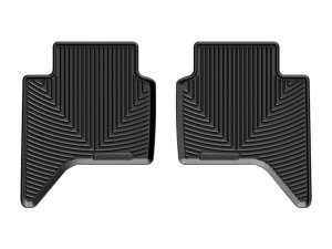Ford Ranger SuperCrew Floor Mats - Rear - WeatherTech - All-Weather - Black - 2019