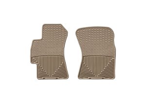 Subaru Impreza Floor Mats - Front - WeatherTech - Rubber - Tan - `93-`01