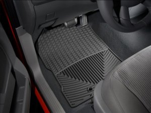 Dodge Ram 1500 Pickup Rubber Floor Mats - Front - WeatherTech - All-Weather - Black - `02-`05