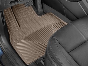 Kia Telluride Floor Mats - Front - WeatherTech - Rubber - Tan - `20-`27