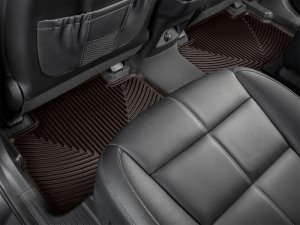 Kia Telluride Floor Mats - Rear - WeatherTech - All-Weather Rubber - Cocoa - `20-`27
