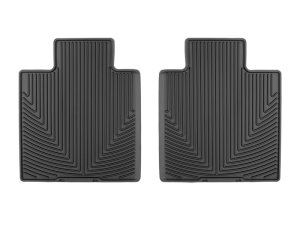 Toyota Tundra Floor Mats - Rear - WeatherTech - Rubber - Black - `22-`24