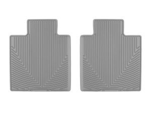 Toyota Tundra Hybrid Rubber Mats - Rear - WeatherTech - All-Weather - Grey - `22-`24