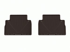 Hyundai Santa Fe Floor Mats - Rear - WeatherTech - All-Weather - Cocoa - `21-`23 Hyundai Santa Fe Floor Mats - Rear - WeatherTech - All-Weather - Cocoa - `21-`23