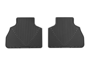 BMW X7 M60i Floor Mats - Rear - WeatherTech - All-Weather Rubber - Black - `23-`24