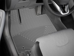 Hyundai Palisade Floor Mats - Front - WeatherTech - All-Weather Rubber - Grey - `20-`24