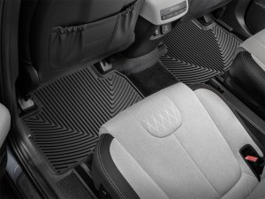 Hyundai Palisade Floor Mats - Rear - WeatherTech - Rubber - Black - `20-`24