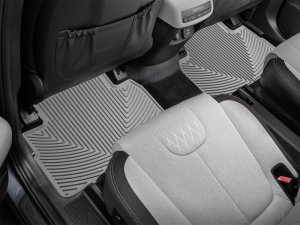 Hyundai Palisade Floor Mats - Rear - WeatherTech - Rubber - Grey - `20-`24