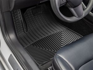 Tesla Model 3 Floor Mats - Front - WeatherTech - All-Weather - Black - `17-`23