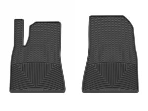 Tesla Model 3 Highland Floor Mats - Front - WeatherTech - All-Weather - Black - 2024+
