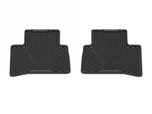 Toyota Corolla Cross Floor Mat Set - Rear - WeatherTech - All-Weather - Black - `22-`24