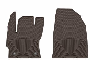 Toyota Corolla Cross Rubber Mats - Front - WeatherTech - All-Weather - Cocoa - `22-`24