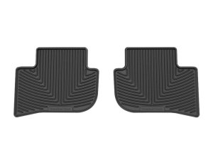 Toyota Corolla Cross Floor Mats - Rear - WeatherTech - All-Weather - Black - `22-`24