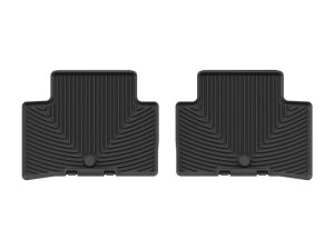Genesis GV70 Rubber Floor Mats - Rear - WeatherTech - All-Weather - Black - `22-`26
