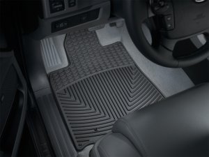 Toyota Sequoia Floor Mats - Front - WeatherTech - Rubber - Black - `08-`11