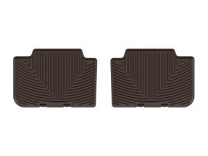 BMW X3 Rubber Floor Mats - Rear - WeatherTech - All-Weather - Cocoa - `25-`26