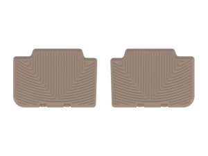 BMW X3 Rubber Floor Mats - Rear - WeatherTech - All-Weather - Tan - `25-`26