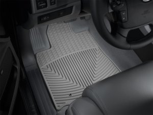 Toyota Sequoia Floor Mats - Front - WeatherTech - Rubber - Grey - `08-`11
