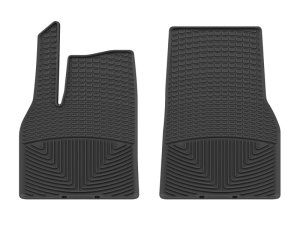 Tesla Model Y Floor Mats - Front - WeatherTech - All-Weather - Black - 2026+ Tesla Model Y Floor Mats - Front - WeatherTech - All-Weather - Black - 2026+