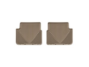 Toyota Corolla Rubber Mats - Rear - WeatherTech - All-Weather - Tan - `09-`13